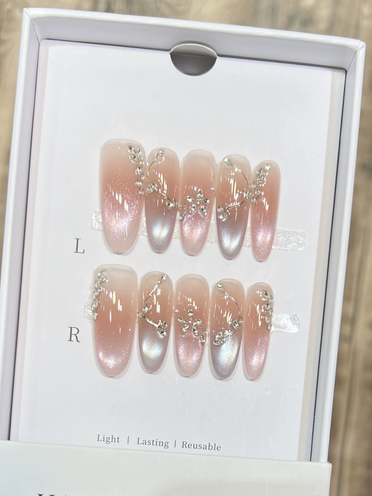 Rosy Radiance Pink Nails