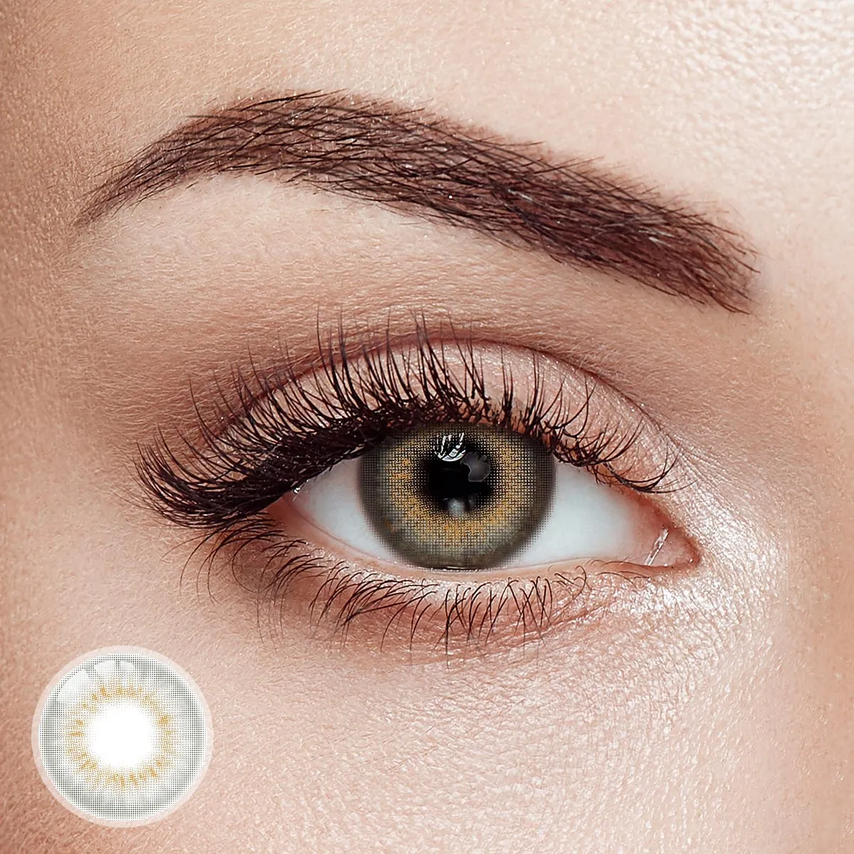 Yukon Green & Polar Lights Grey & Emerald & Forest Swan & Vanilla Gray Contact Lenses