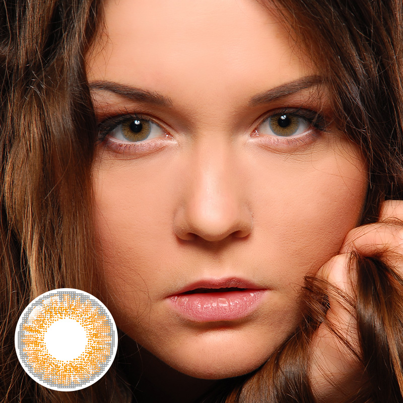 Glitch Brown 6 Months Contact Lenses | 2 Pcs