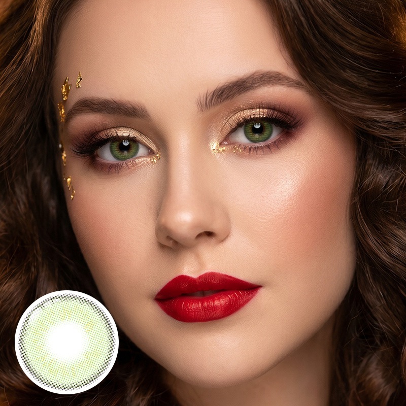 Moss Veil Green 6 Months Contact Lenses | 2 Pcs