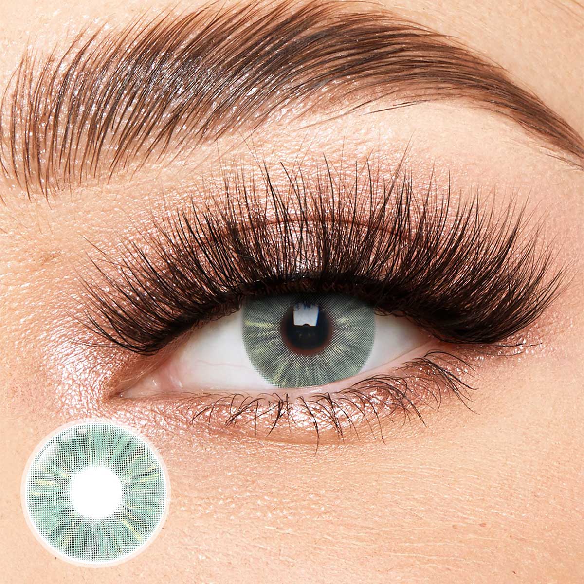 Peruvian Green Yearly Contact Lenses