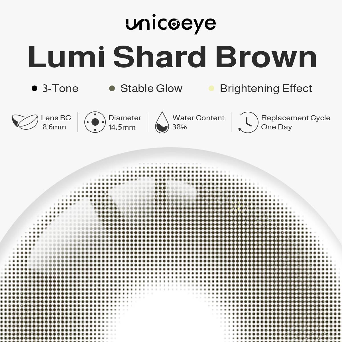 LumiShard Brown Daily Contact Lenses | 5 Pcs