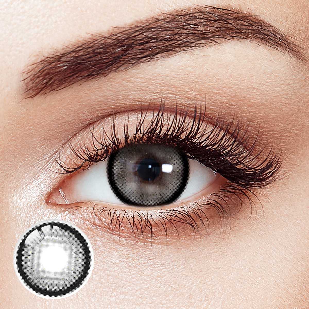 Falling Stars Gray 6 Month Contact Lenses | 2 Pcs