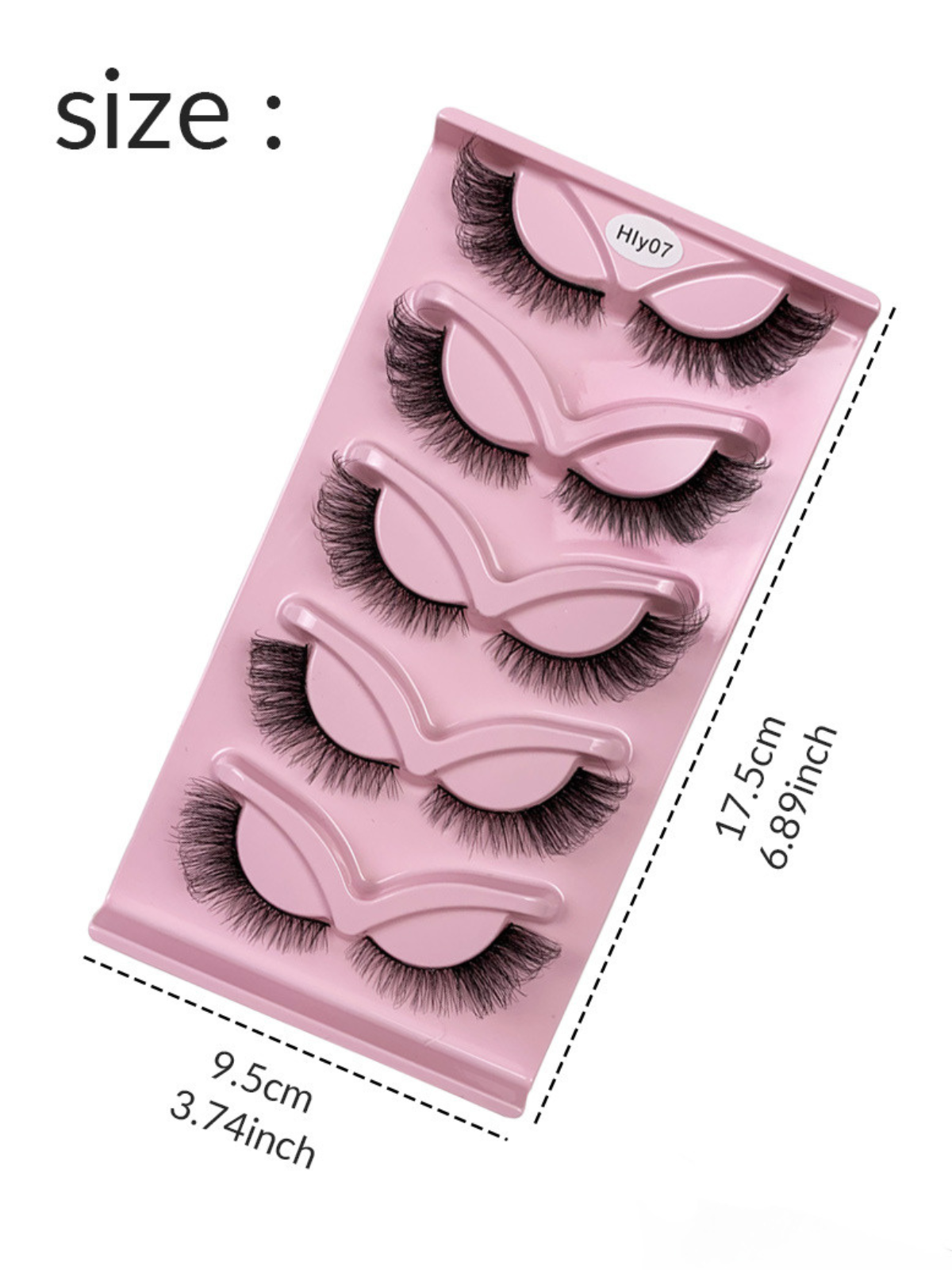 Black Pearl 5 Pairs Natural Lashes