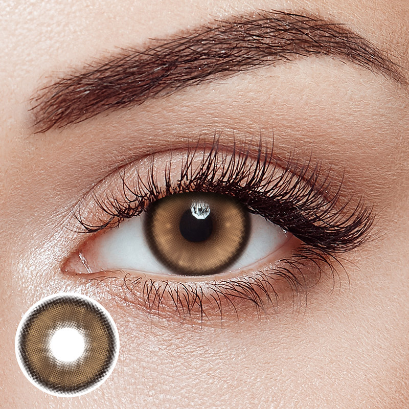 Eros Brown Yearly Contact Lenses