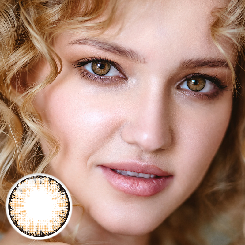 Glimmering Brown 6 Months Contact Lenses | 2 Pcs