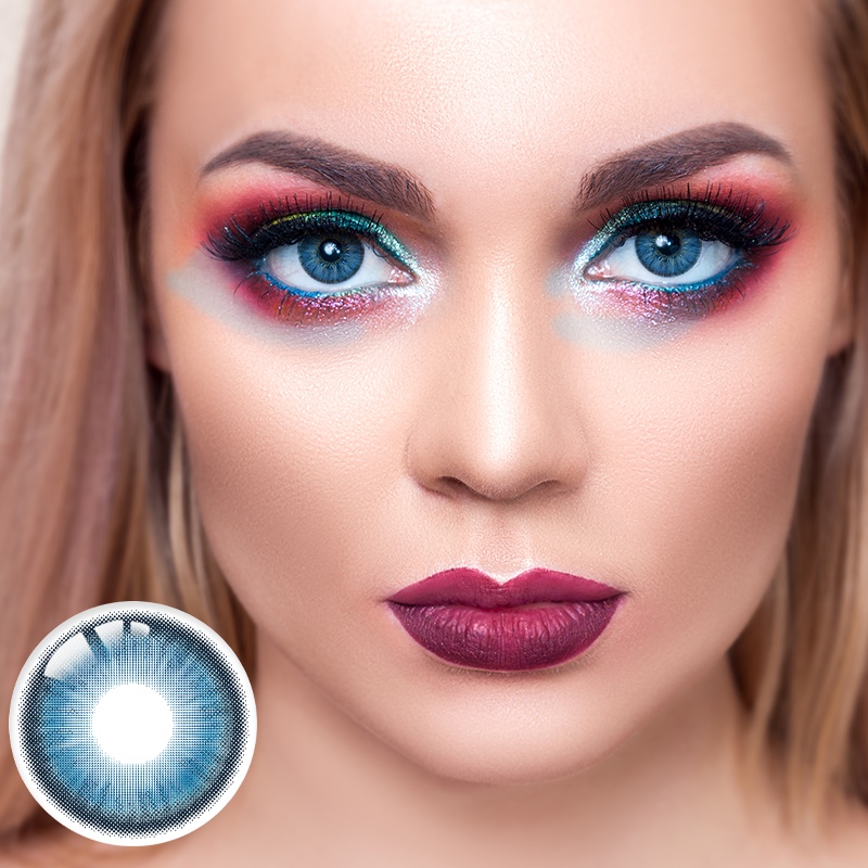 Starlit Ocean Blue 6 Months Contact Lenses | 2 Pcs