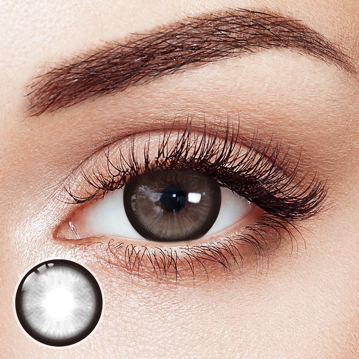 Frame Black White Prescription 6 Months Contact Lenses | 2 Pcs