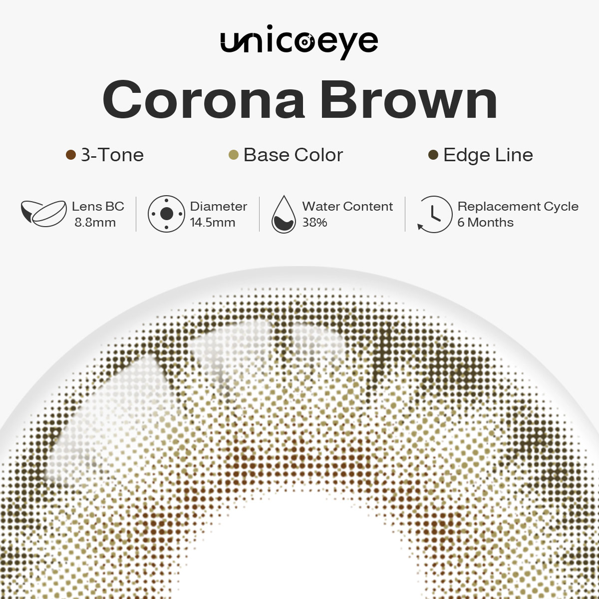 Corona Brown 6 Months Contact Lenses | 2 Pcs