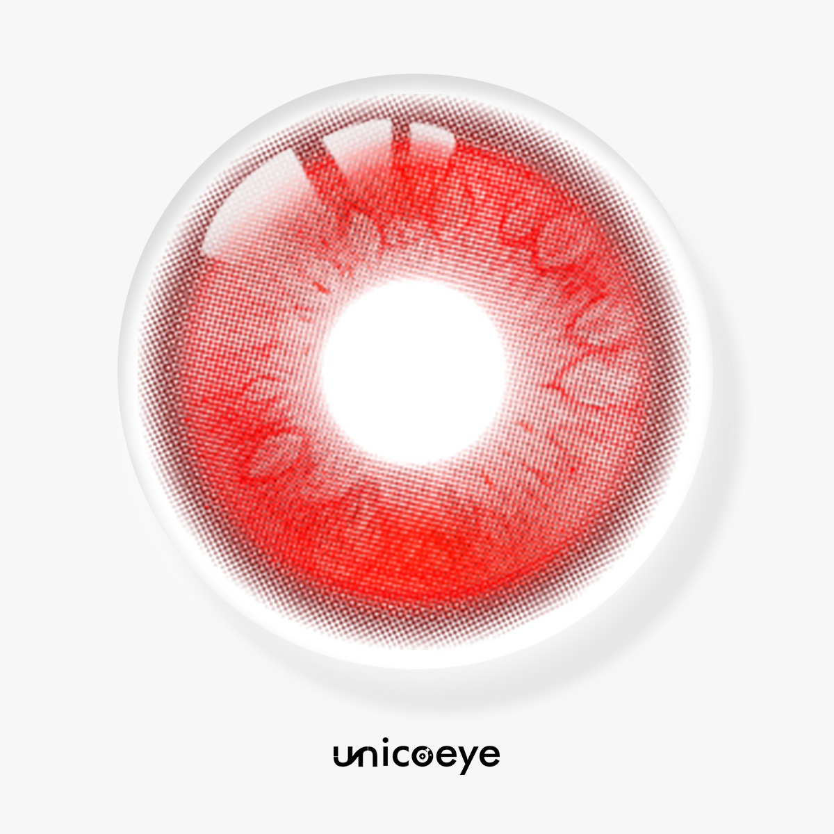 Nova Ruby Rush Red Yearly Contact Lenses | 2 Pcs