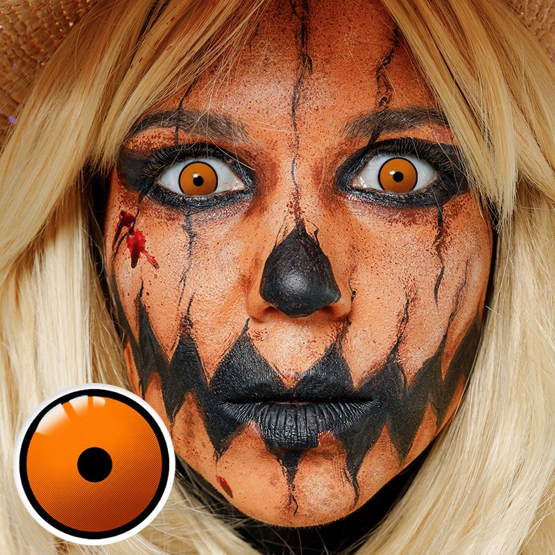 Obsidian Yellow Costume Yearly Contact Lenses | 2 Pcs