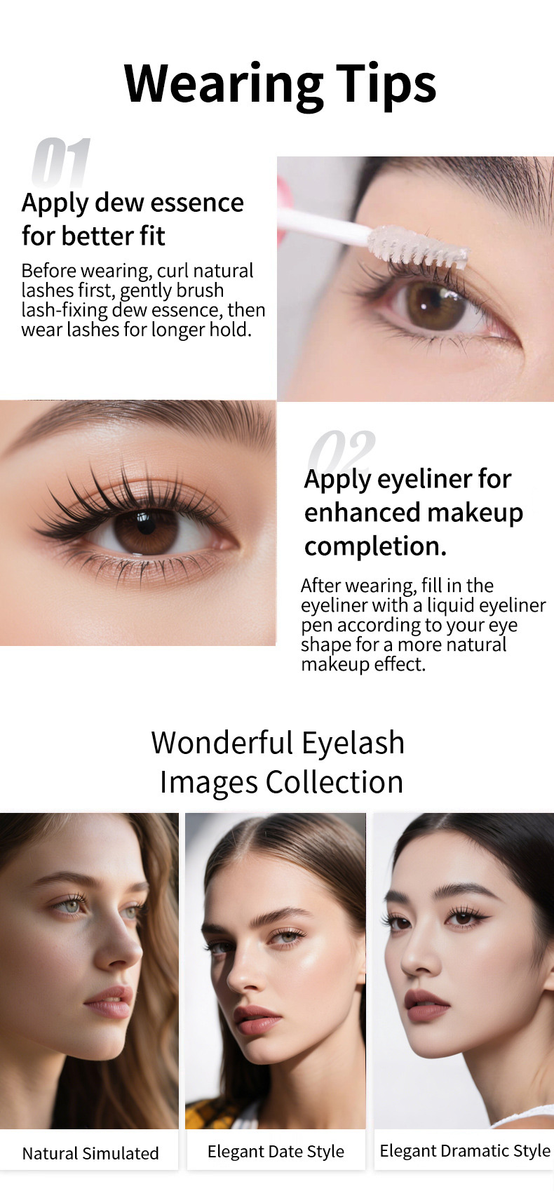 Iris Black 1 Pair Magnetic Lashes