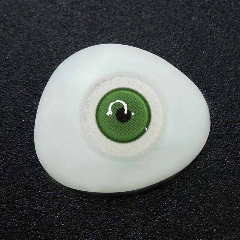 Ghoul Green Costume Yearly Contact Lenses | 2 Pcs