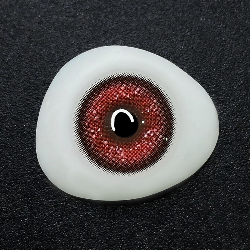 Puffstar Red Prescription Yearly Contact Lenses | 2 Pcs