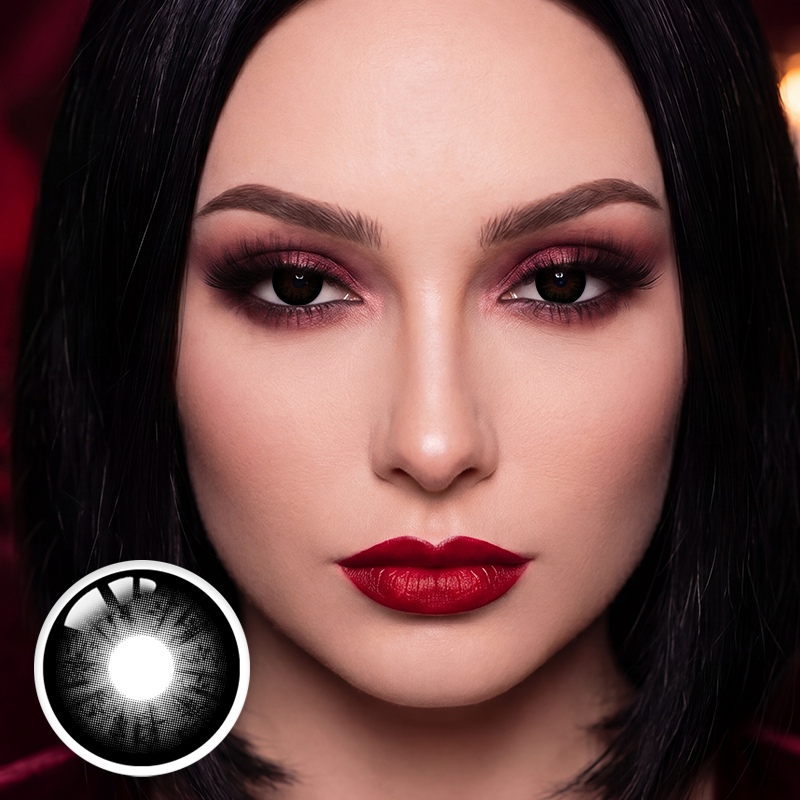 Dark Territory Black 6 Month Contact Lenses | 2 Pcs