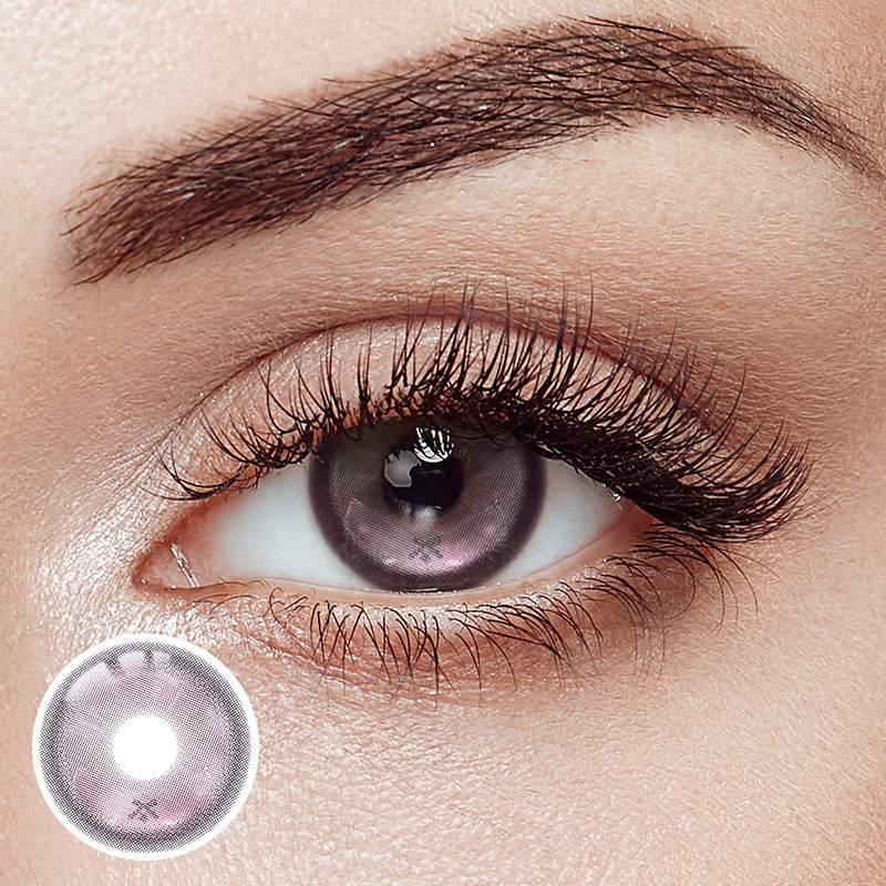 Rosewood Pink Prescription Yearly Contact Lenses