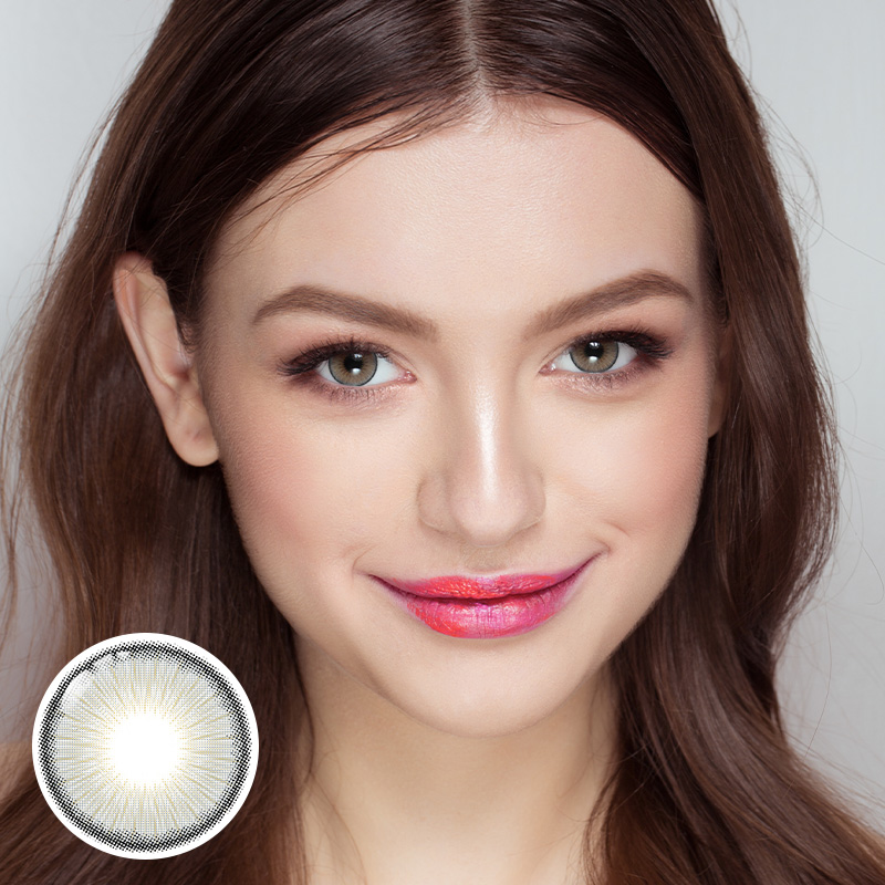 Grapersy Gray Yearly Contact Lenses | 2 Pcs