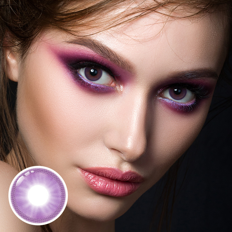 Lumen Purple Prescription 6 Months Contact Lenses | 2pcs