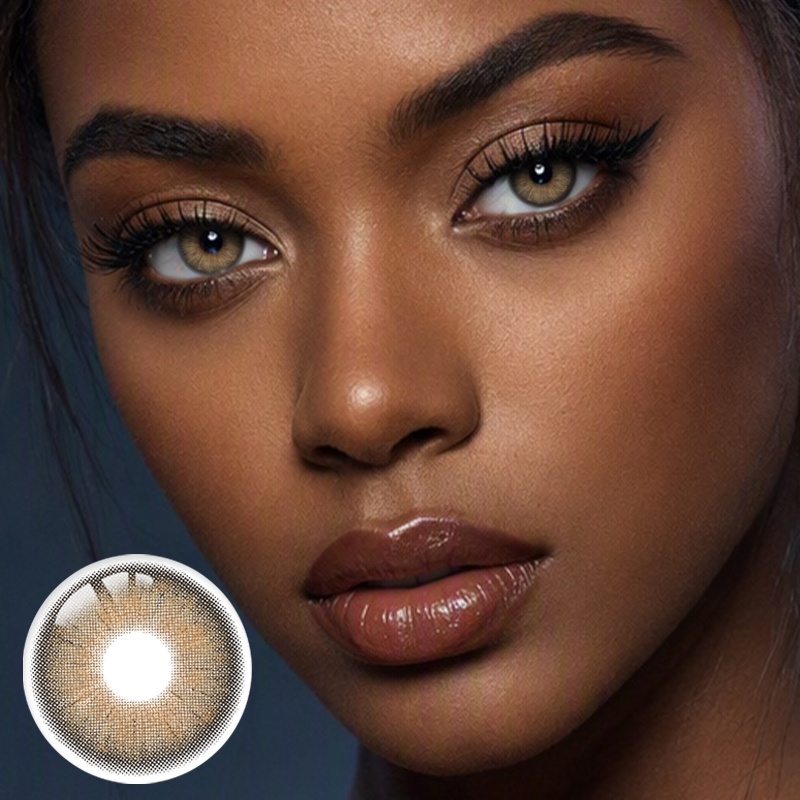 Taupe Eclipse Brown 6 Months Contact Lenses | 2 Pcs