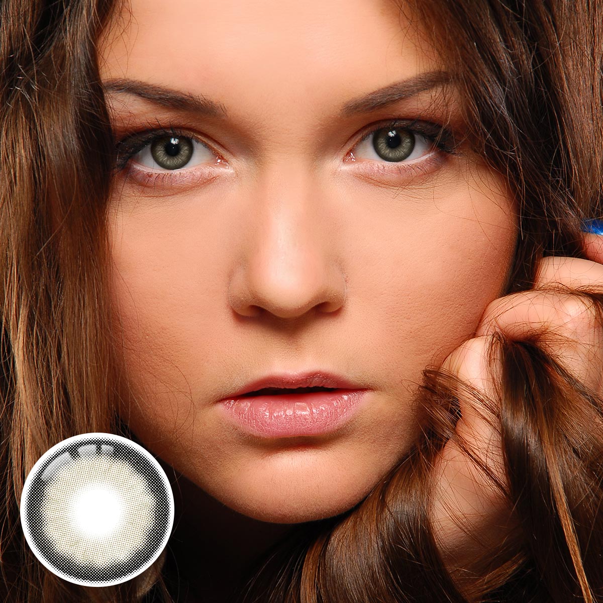 Plume Brown Yearly Contact Lenses