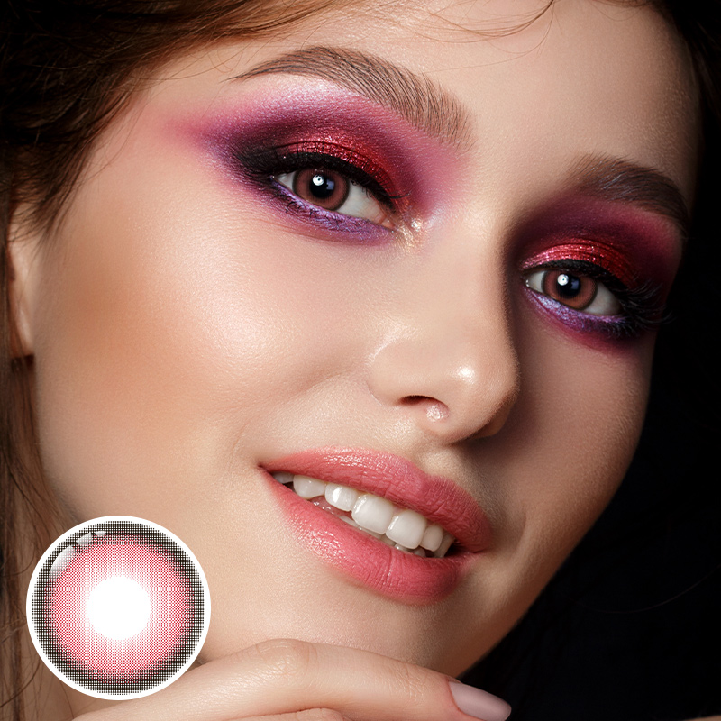 Cherub Red Prescription 6 Months Contact Lenses | 2 Pcs