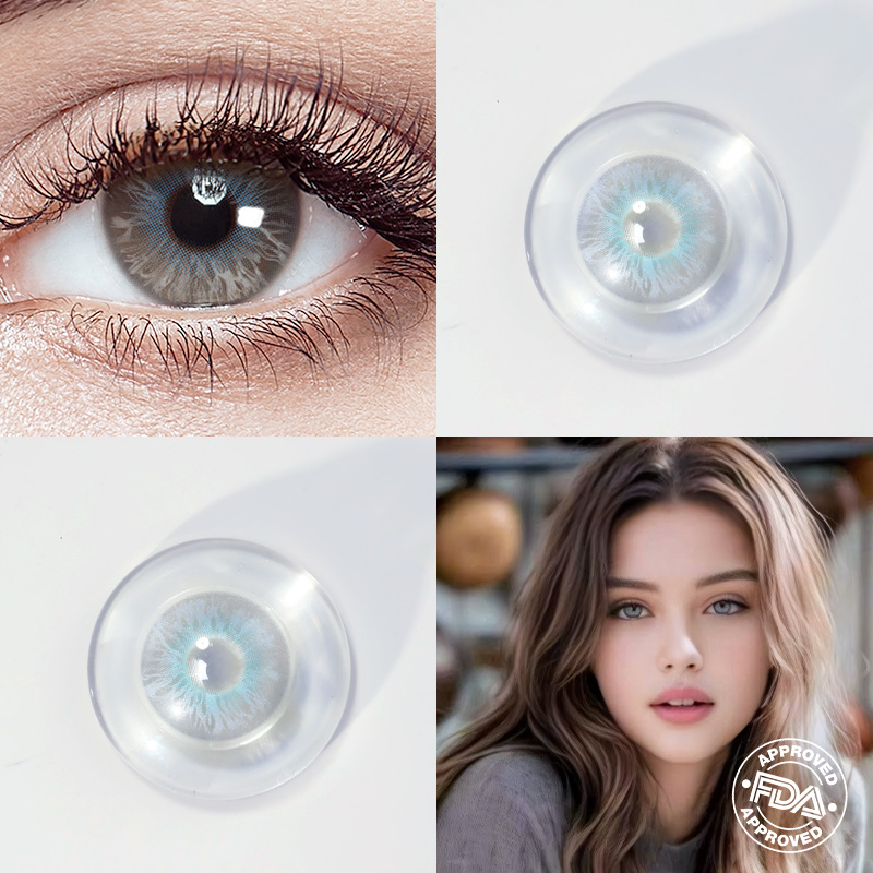 Crest Gray 6 Months Contact Lenses