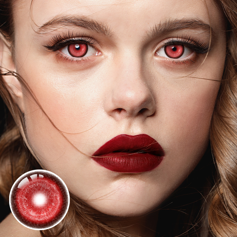 Koi Red Prescription Yearly Contact Lenses