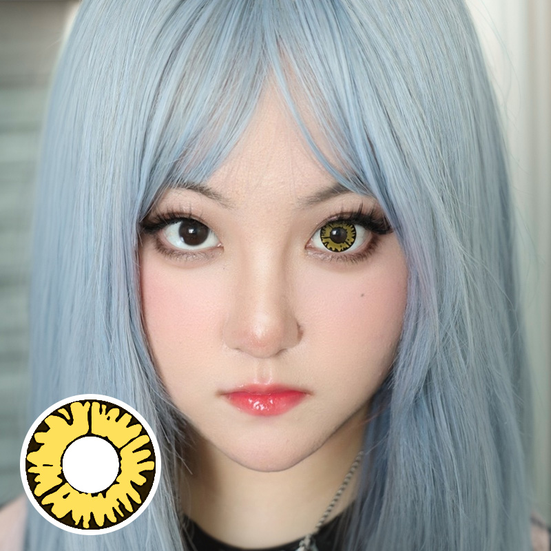 New Moon Yellow Costume Yearly Contact Lenses