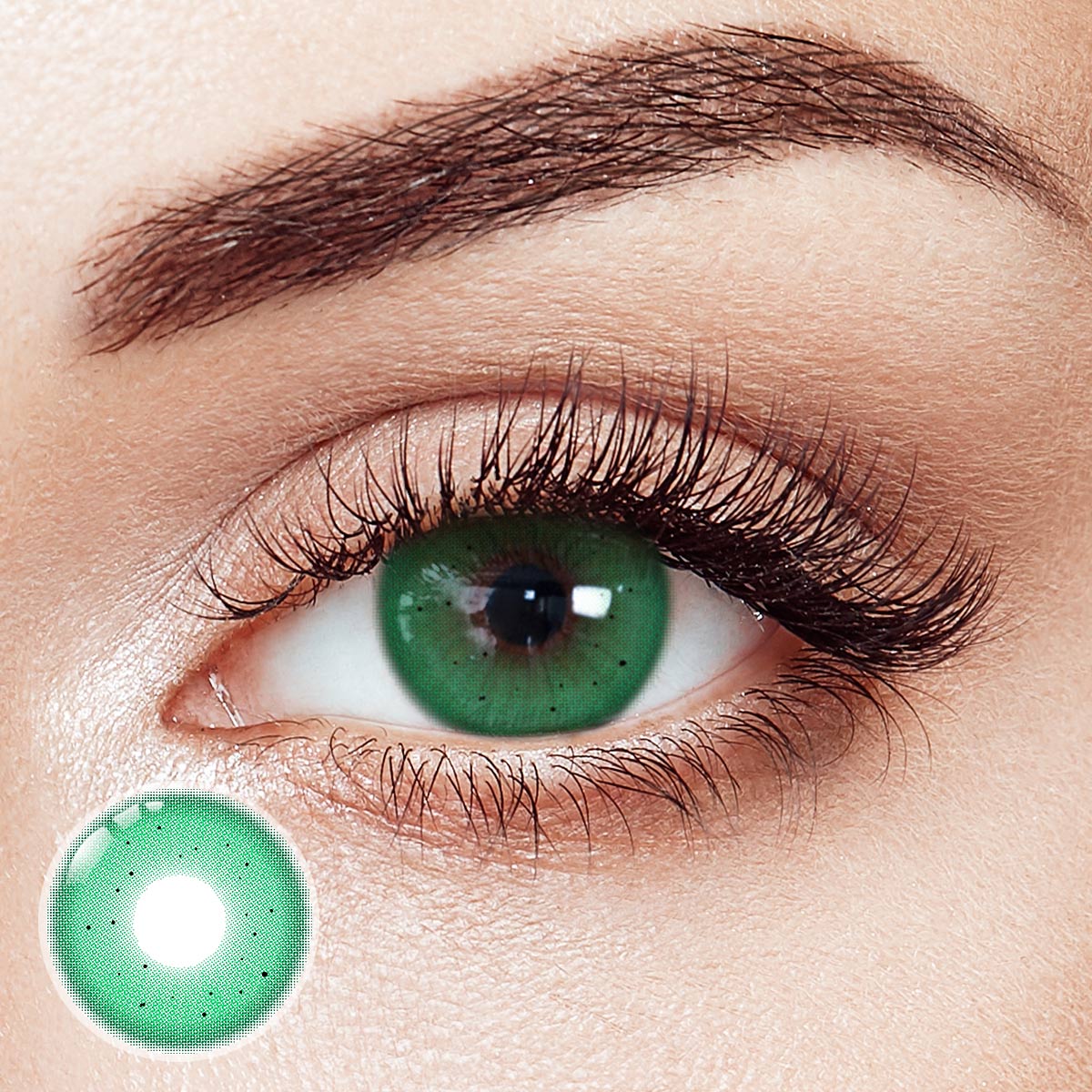 Dottie Green Prescription 6 Months Contact Lenses | 2 Pcs