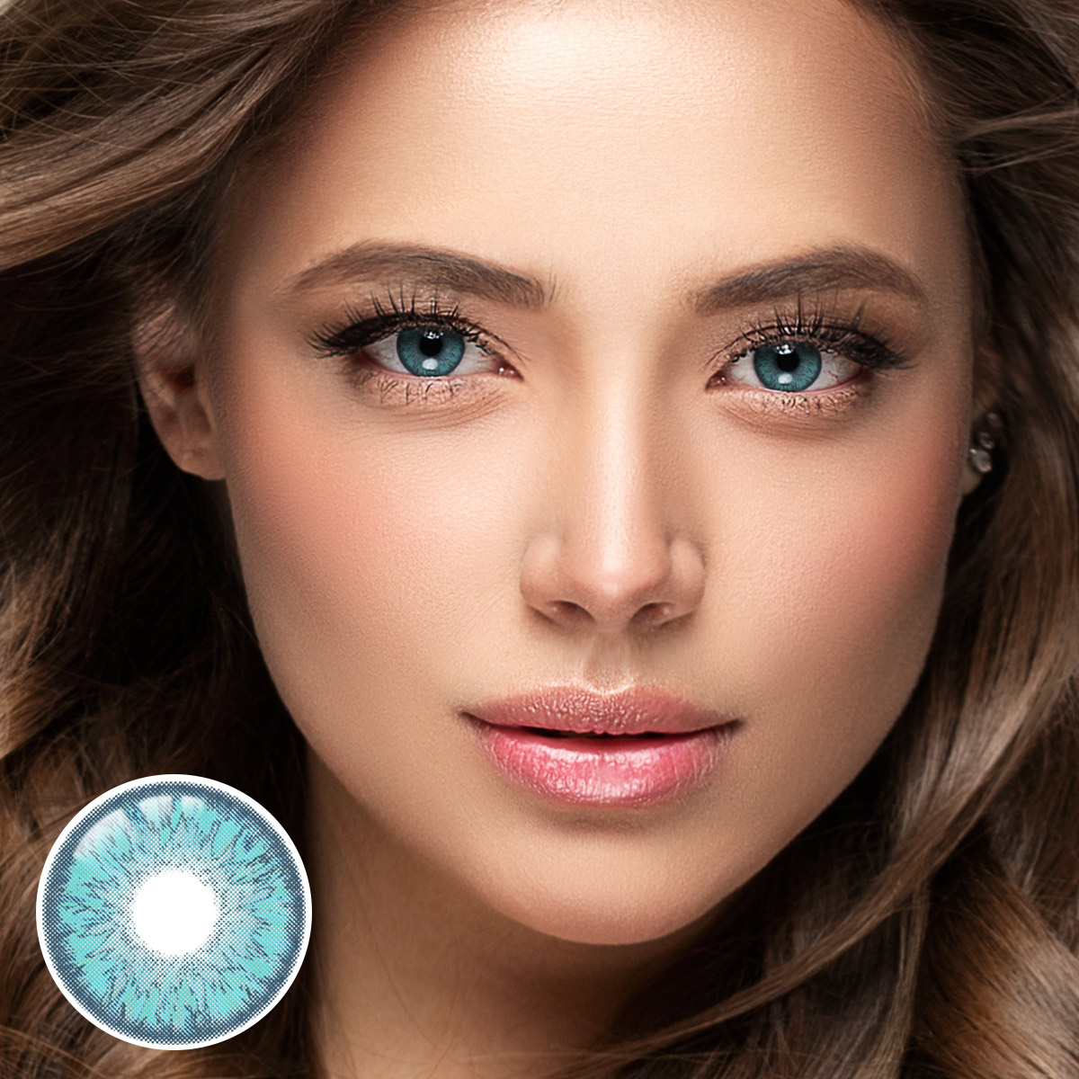 Eclat Blue Prescription Yearly Contact Lenses