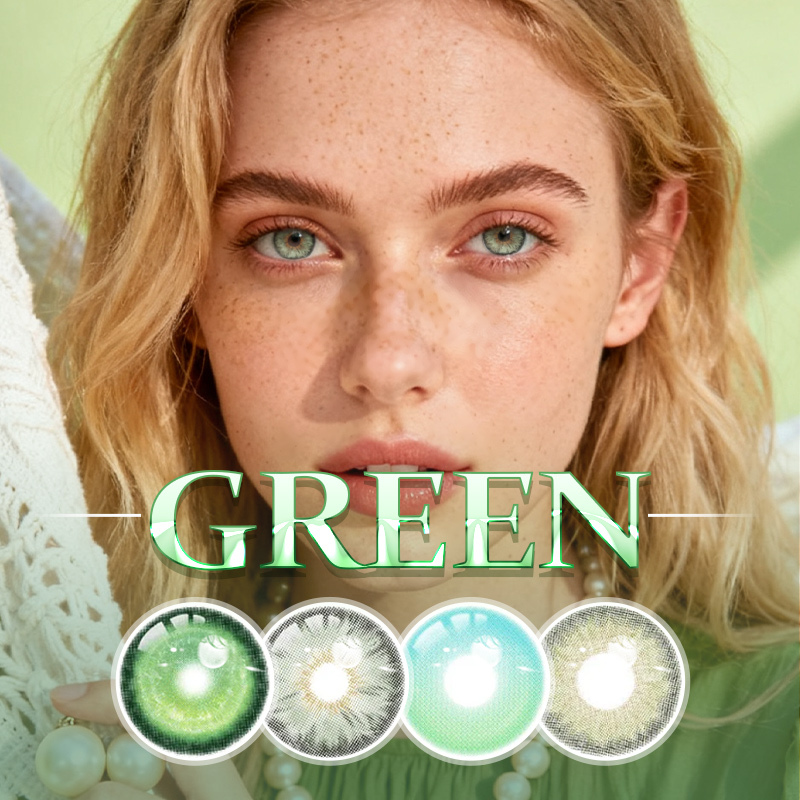 Green Contacts – Unicoeye® | Colored Contact Lenses