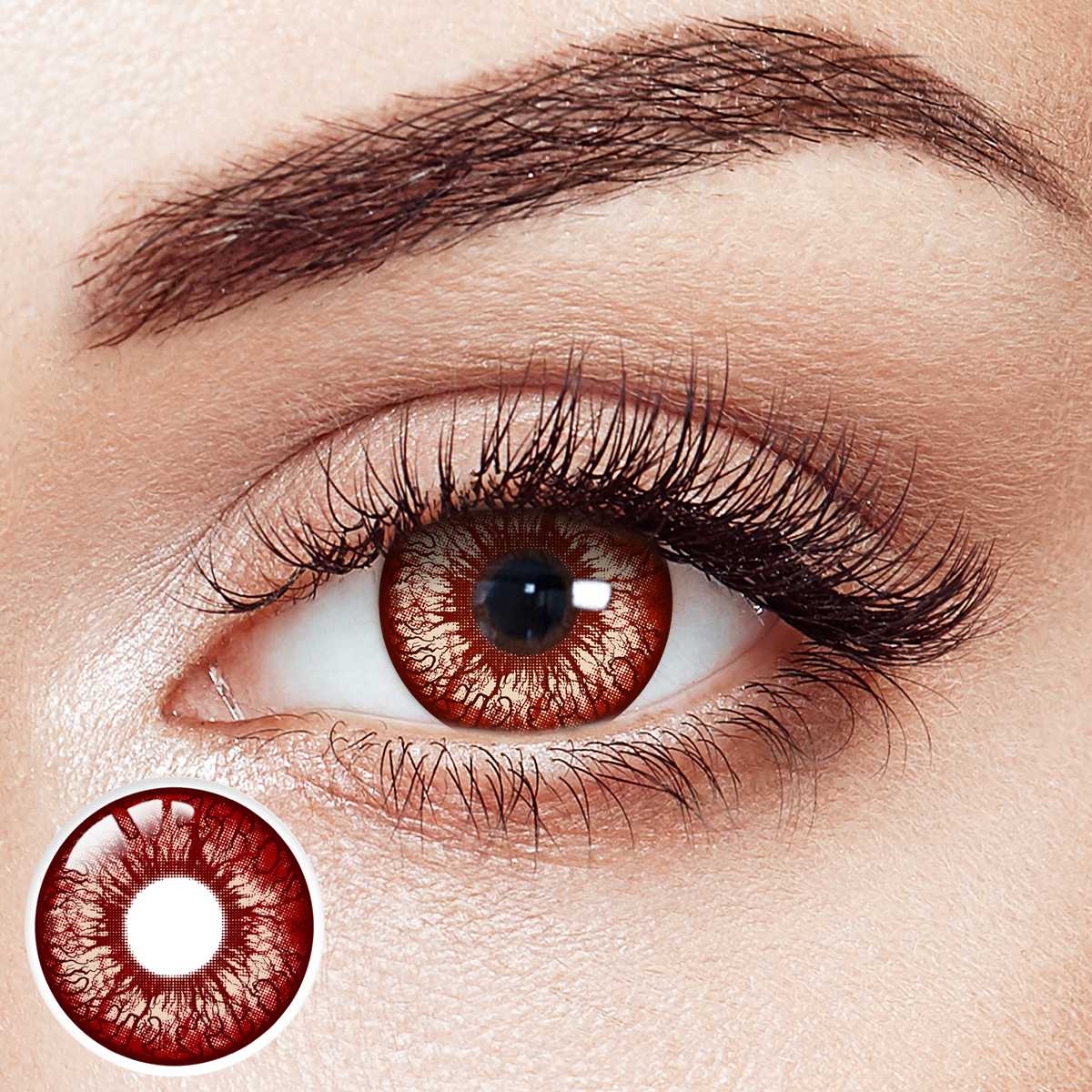 Blood Curse Red Costume Yearly Contact Lenses | 2 Pcs