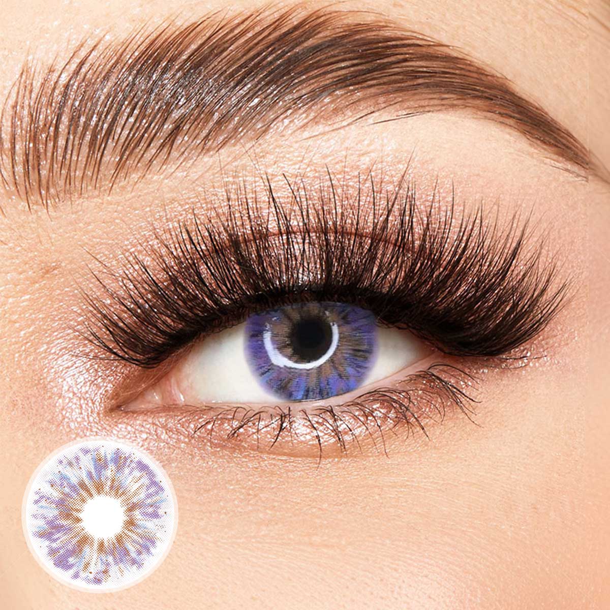 Monet Purple Yearly Contact Lenses