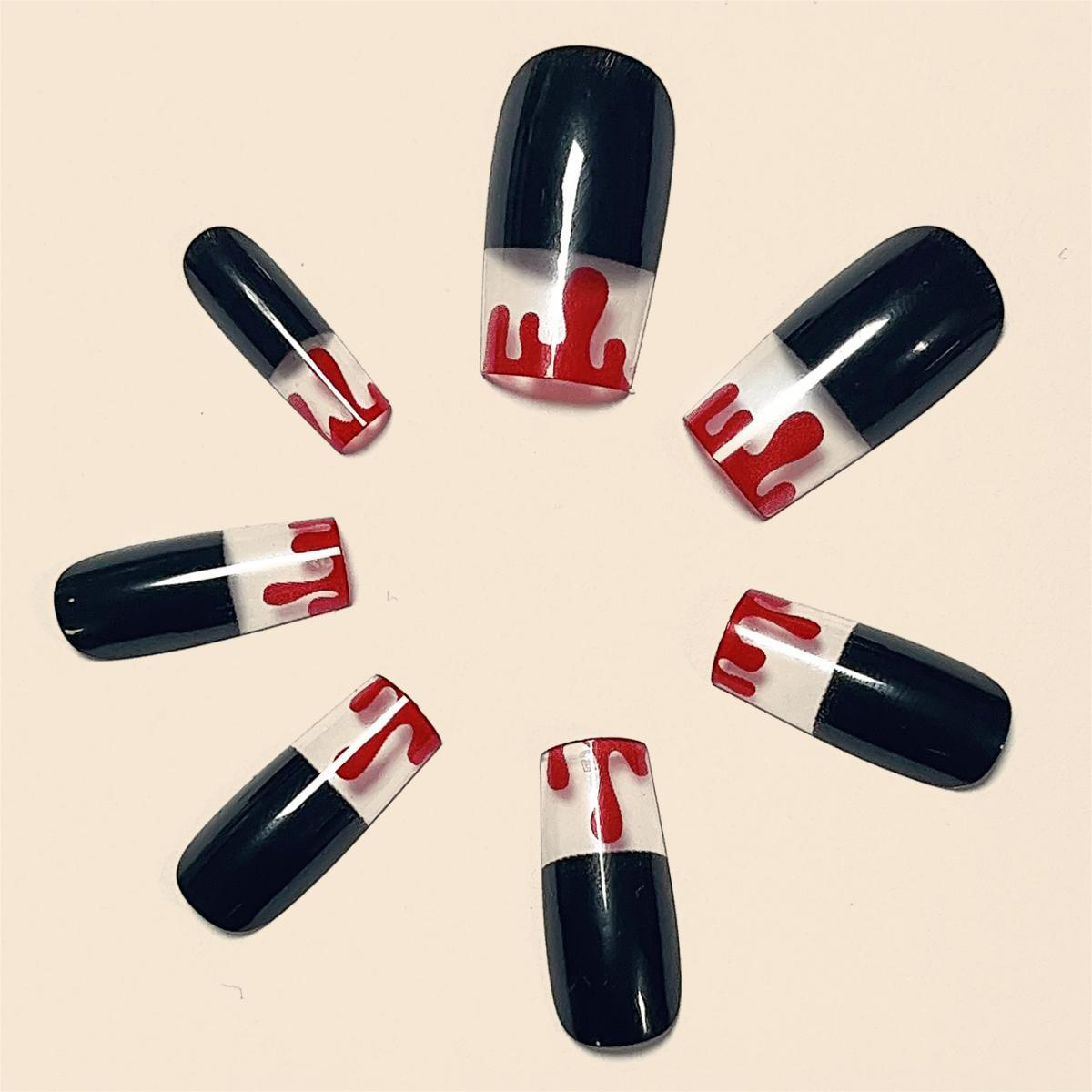 Vampire's Kiss Black Nails