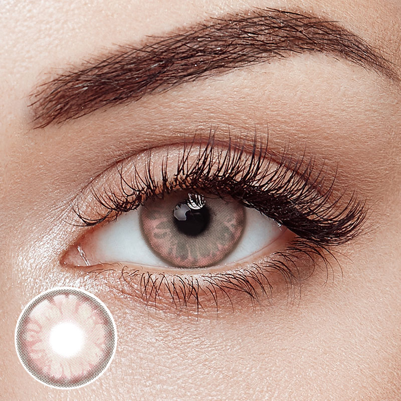 Cameo Pink Prescription Yearly Contact Lenses