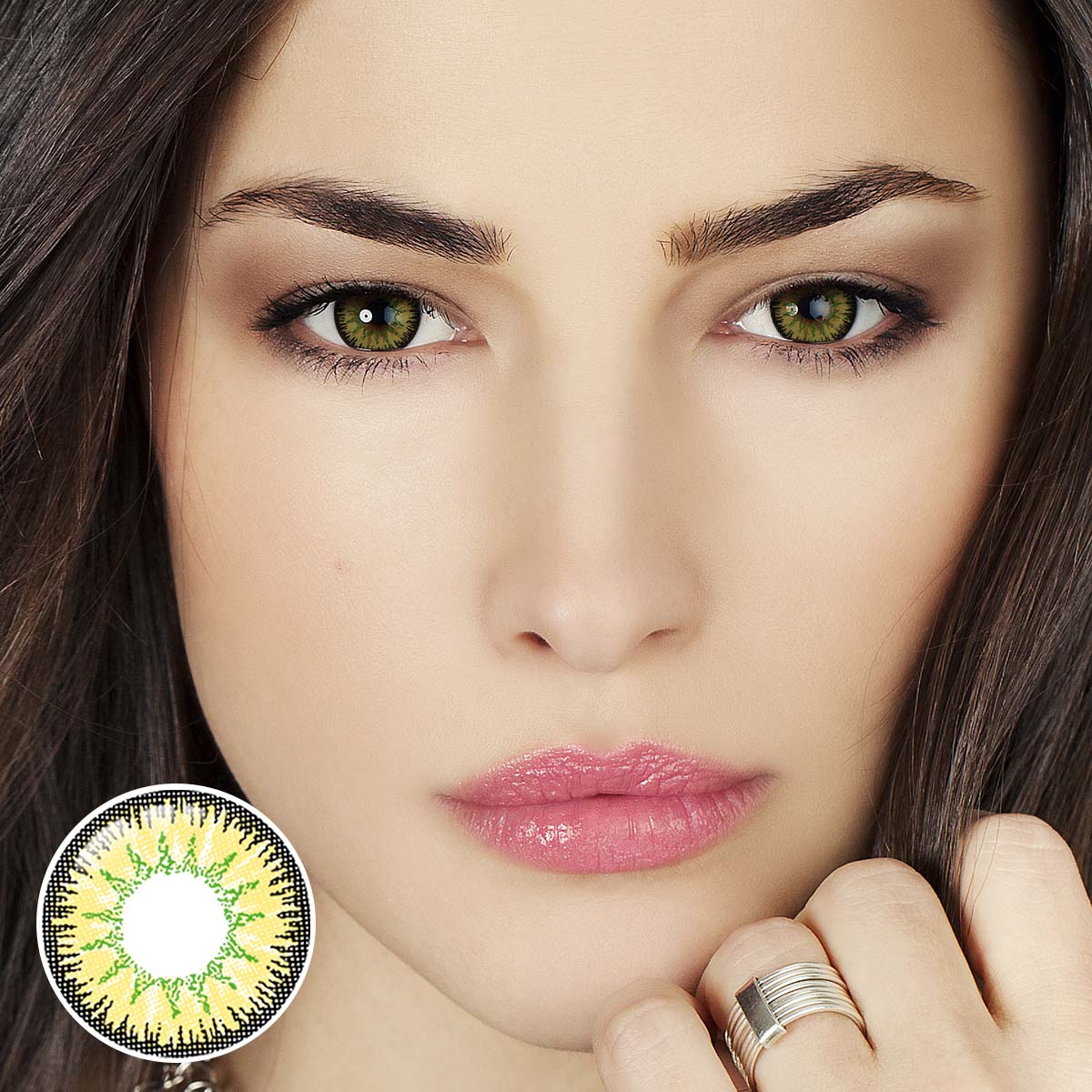 Vika Light Brown Yearly Contact Lenses