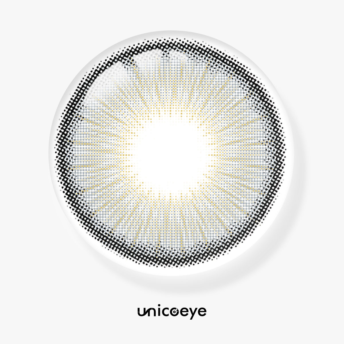 Grapersy Gray Yearly Contact Lenses | 2 Pcs