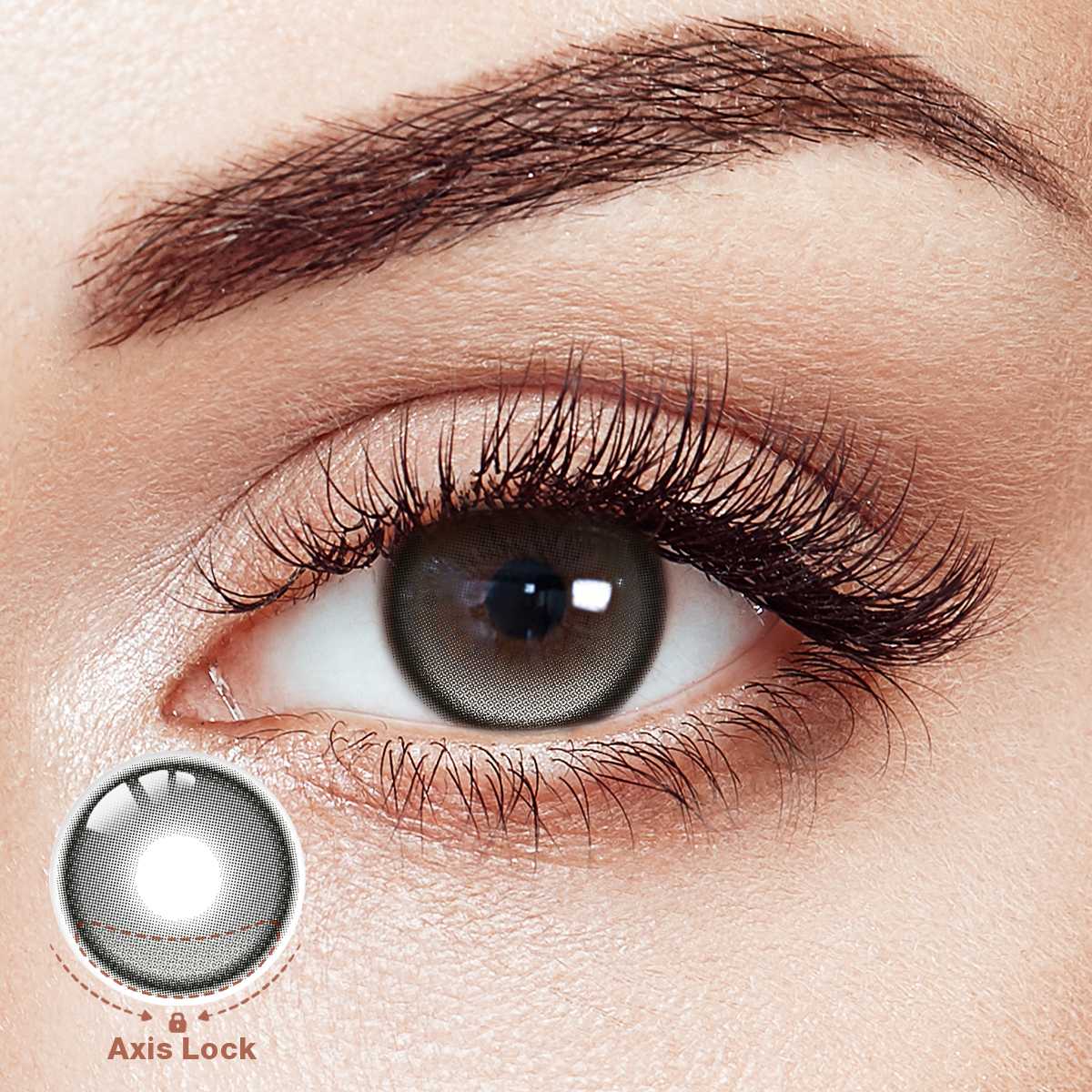 Stable Glow | Rose Gray 6 Months Contact Lenses | 2 Pcs
