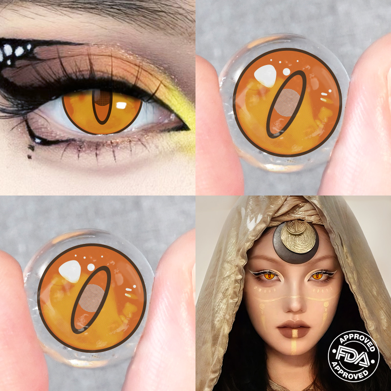 Avalanche Brown Costume 6 Months Contact Lenses
