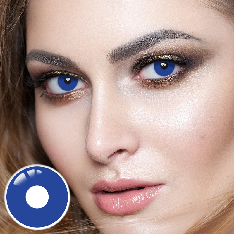 Haunted Blue Costume 6 Months Contact Lenses | 2 Pcs