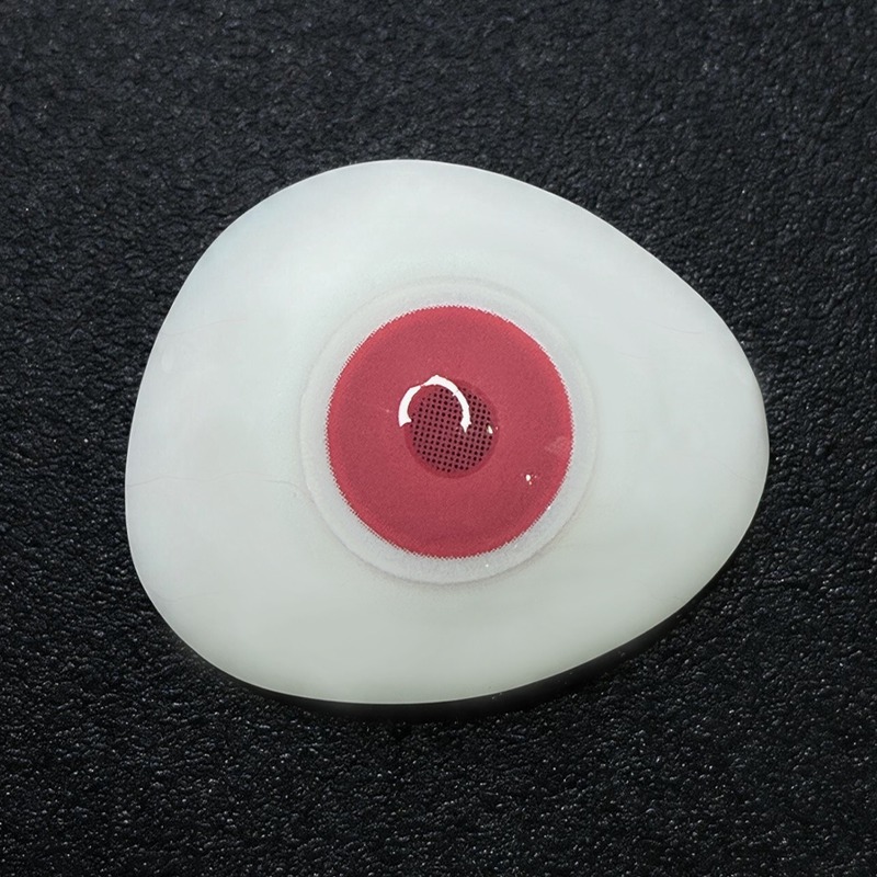 Rose Bloom Pink Costume Yearly Contact Lenses | 2 Pcs