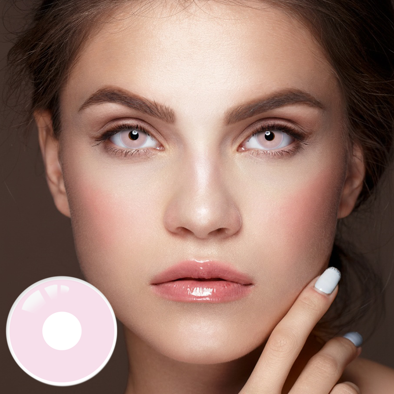 Nightmare Pink Costume 6 Months Contact Lenses | 2 Pcs
