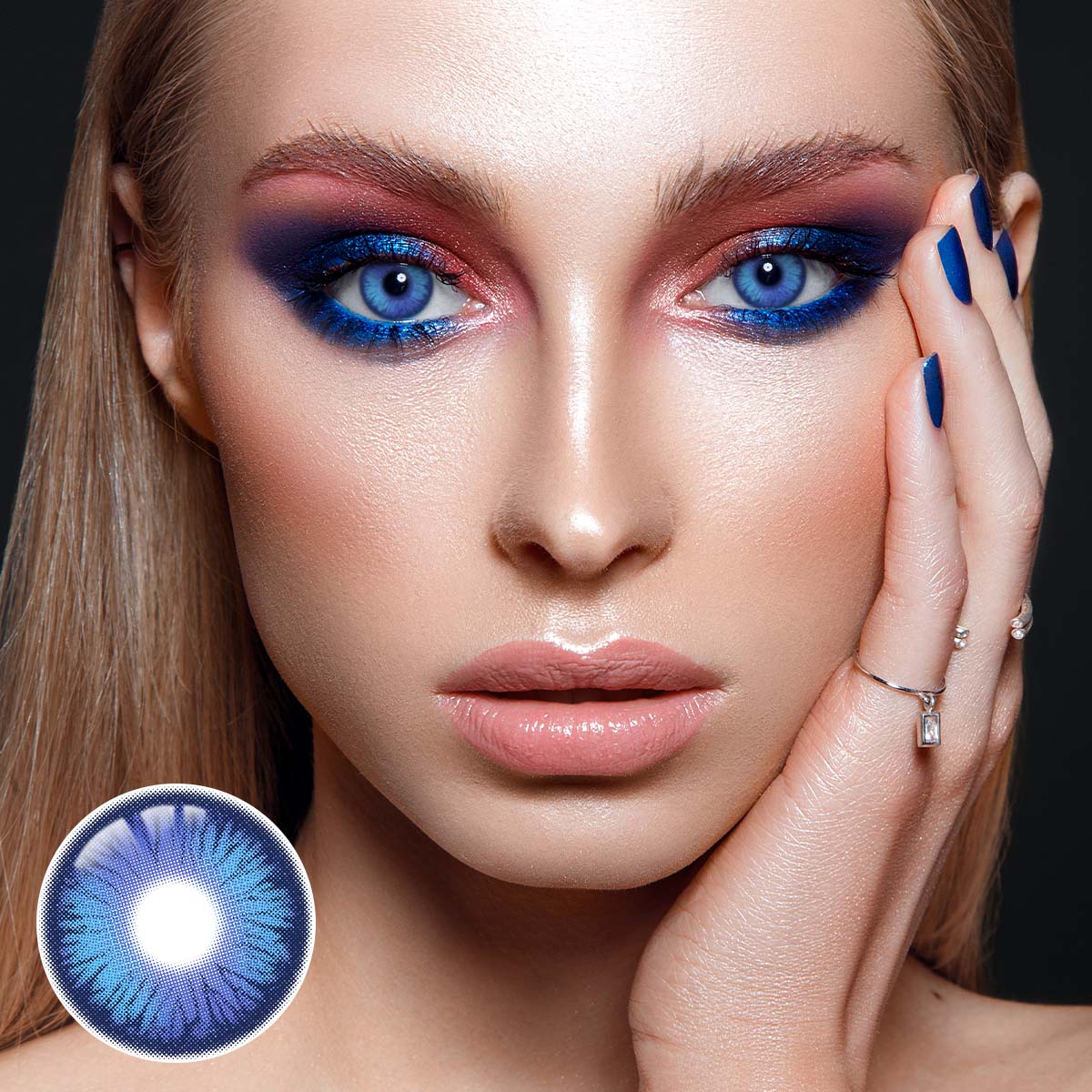 Enchantress Purple Costume Prescription Yearly Contact Lenses