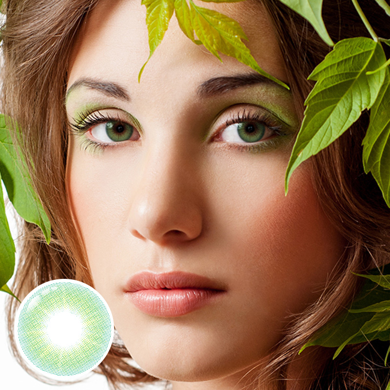Emerald Veil Green 6 Months Contact Lenses | 2 Pcs