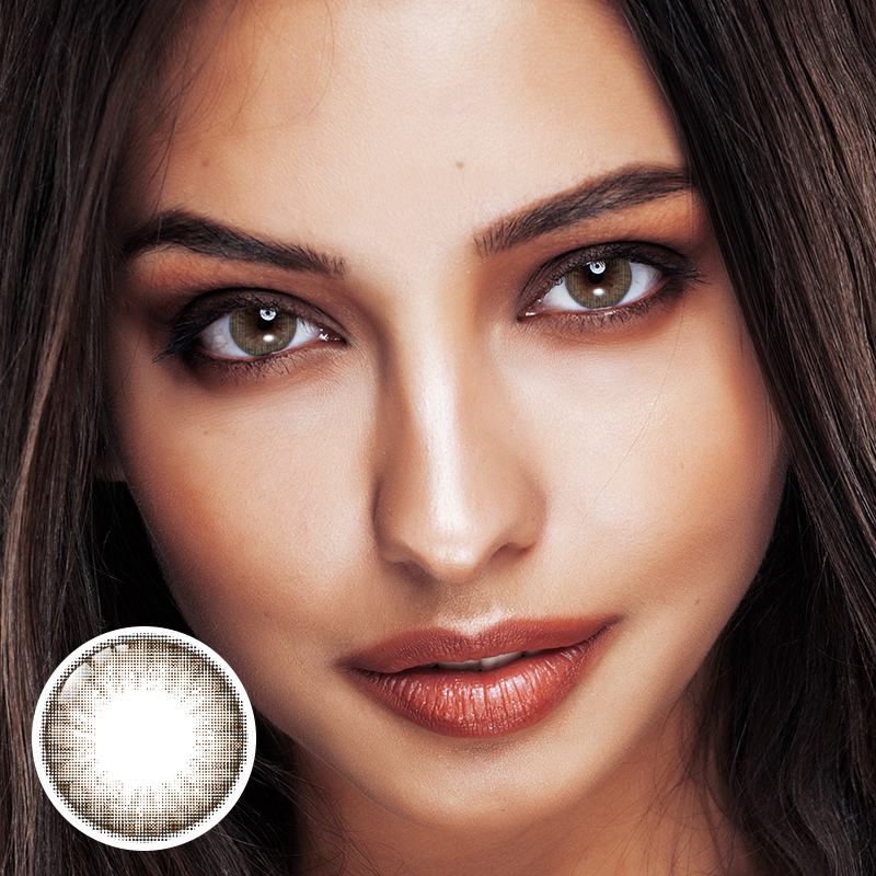 Garnet Brown Prescription 6 Months Contact Lenses | 2pcs