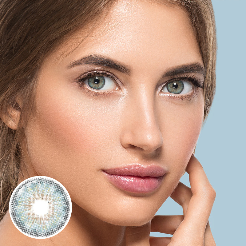Cleopatra Blue Yearly Contact Lenses | 2 Pcs