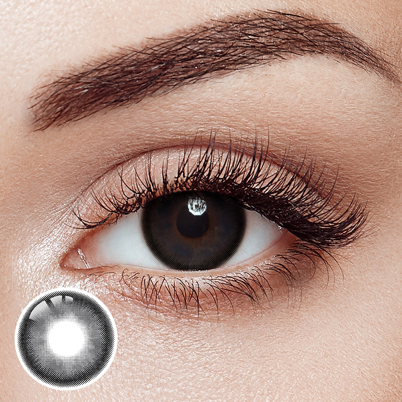 Hazy Grey Yearly Contact Lenses