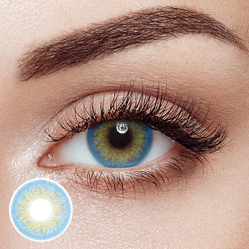 Dew Blue 6 Months Contact Lenses