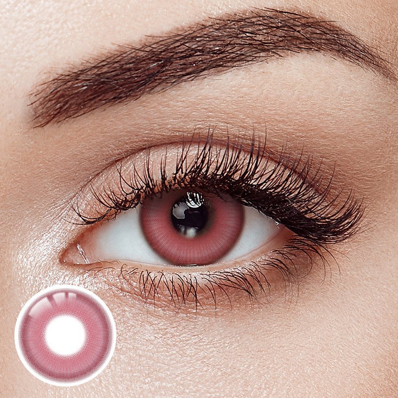 Candy Pink Costume 6 Months Contact Lenses | 2 Pcs