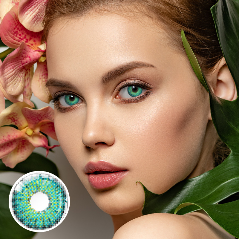 Forest Spark Green 6 Months Contact Lenses